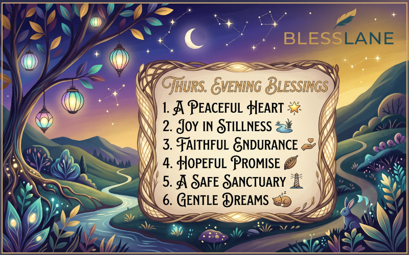 Thursday Evening Blessings 
