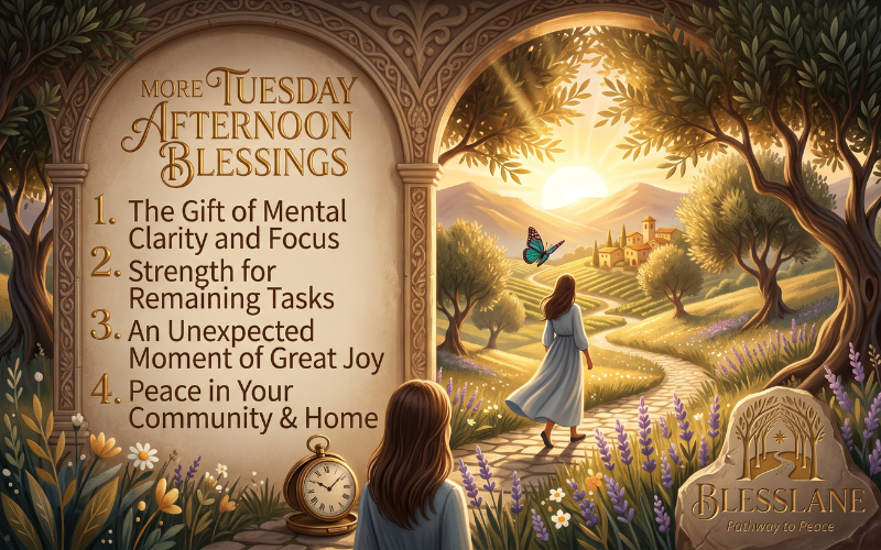 Tuesday Afternoon Blessings