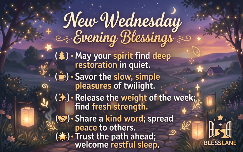 Wednesday Evening Blessings 