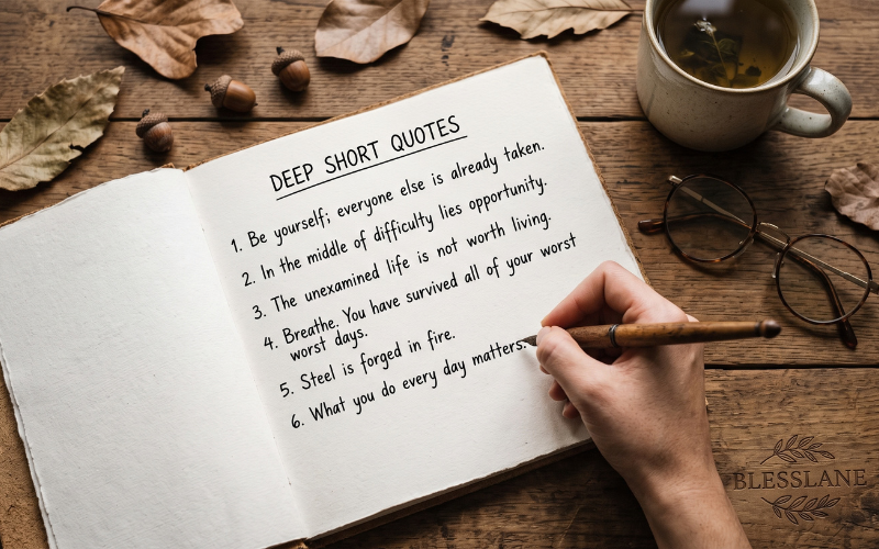 Deep Short Quotes 