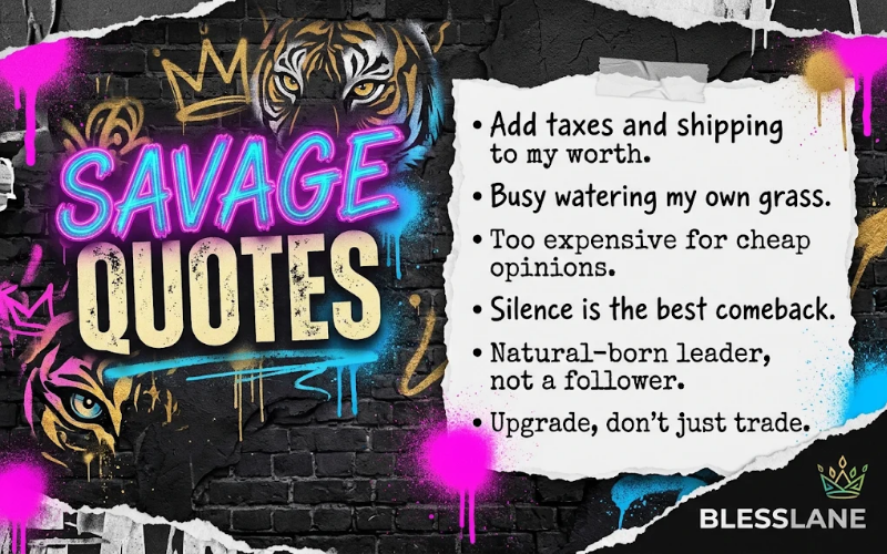 Savage Quotes