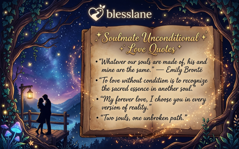 Soulmate Unconditional Love Quotes 