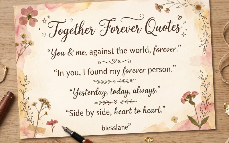Together Forever Love Quotes 