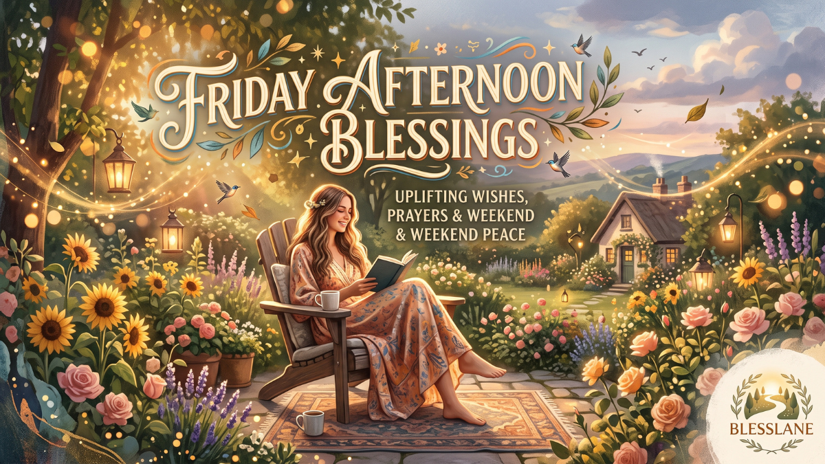 Friday Afternoon Blessings