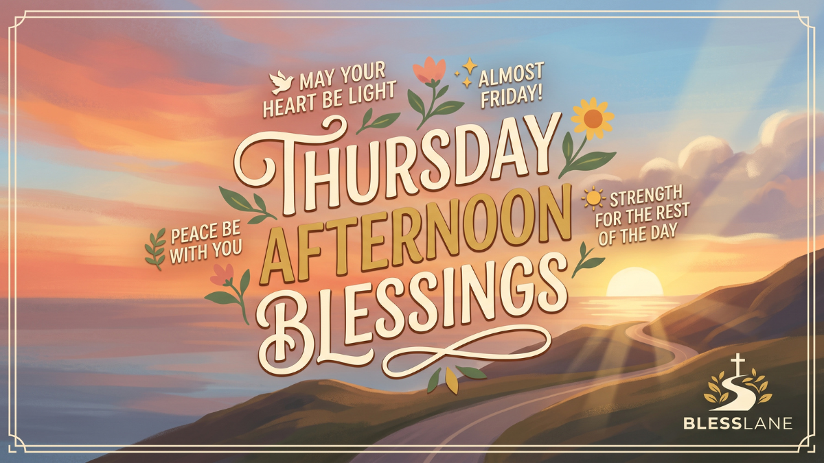 Thursday Afternoon Blessings