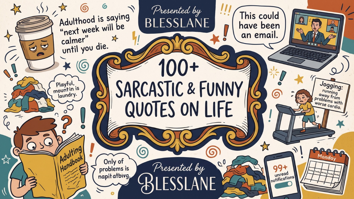 sarcastic funny quotes on life